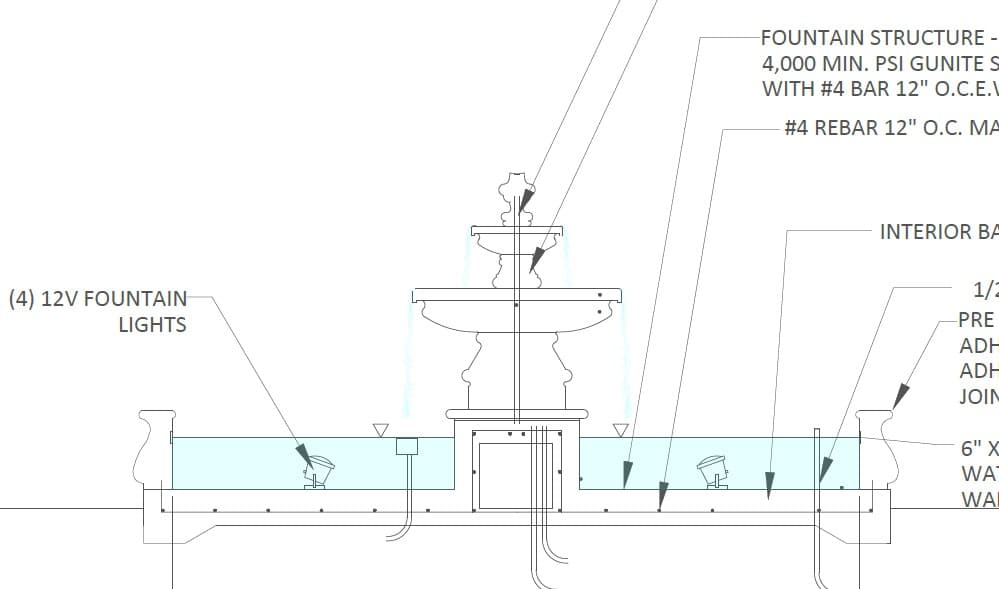 Gasworx Courtyard Waterfeature